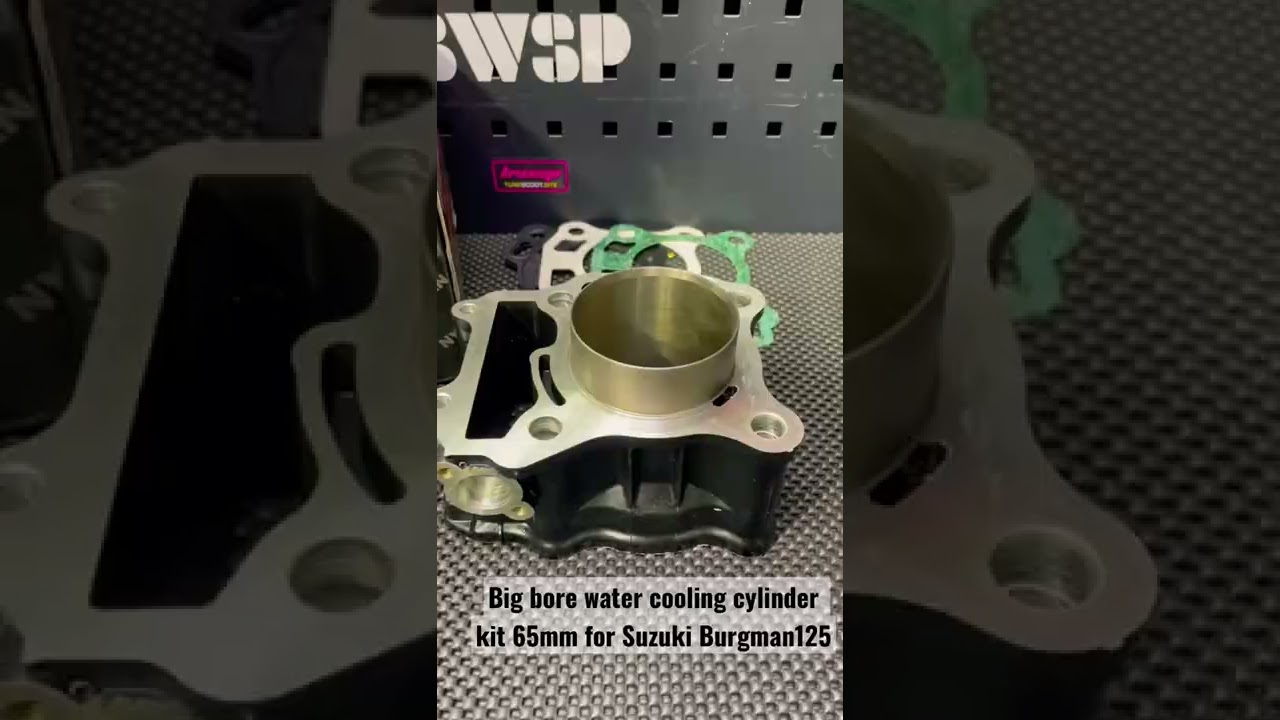 Burgman125 water cooling cylinder kit 65mm #burgman #cylinder #bigbore #bwsp #tunescoot