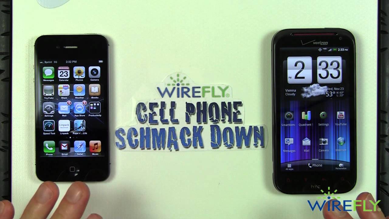 Schmackdown! HTC Rezound vs iPhone 4S