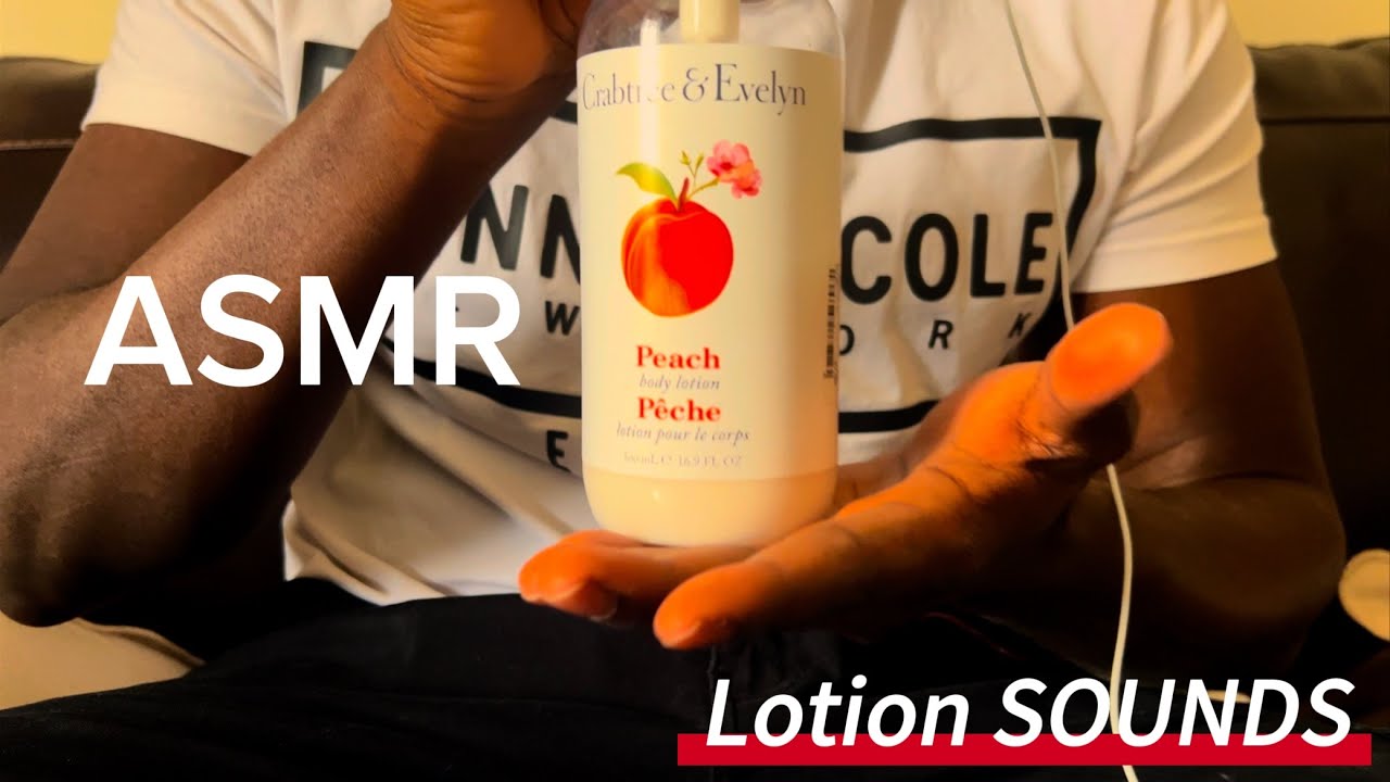hand and mouth sounds asmr ( lotion sounds) 