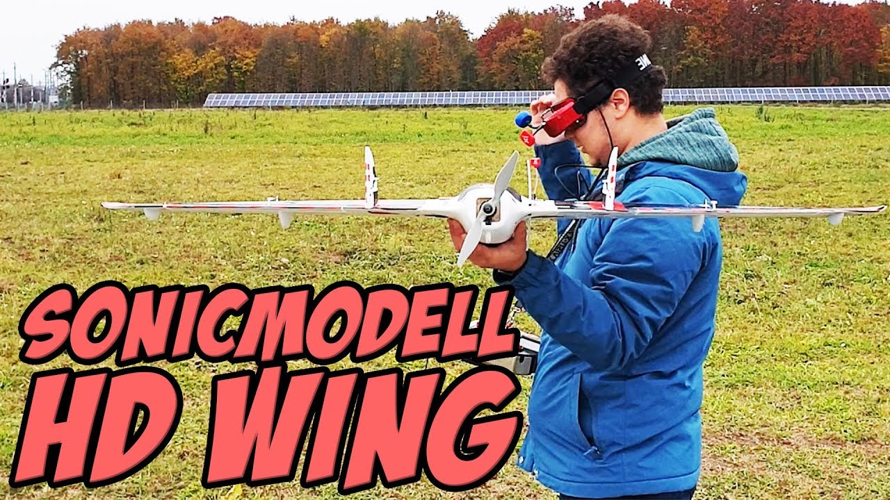 ☀ Крыло с сумасшедшей эффективностью на 200+км [Sonicmodell HD WING]