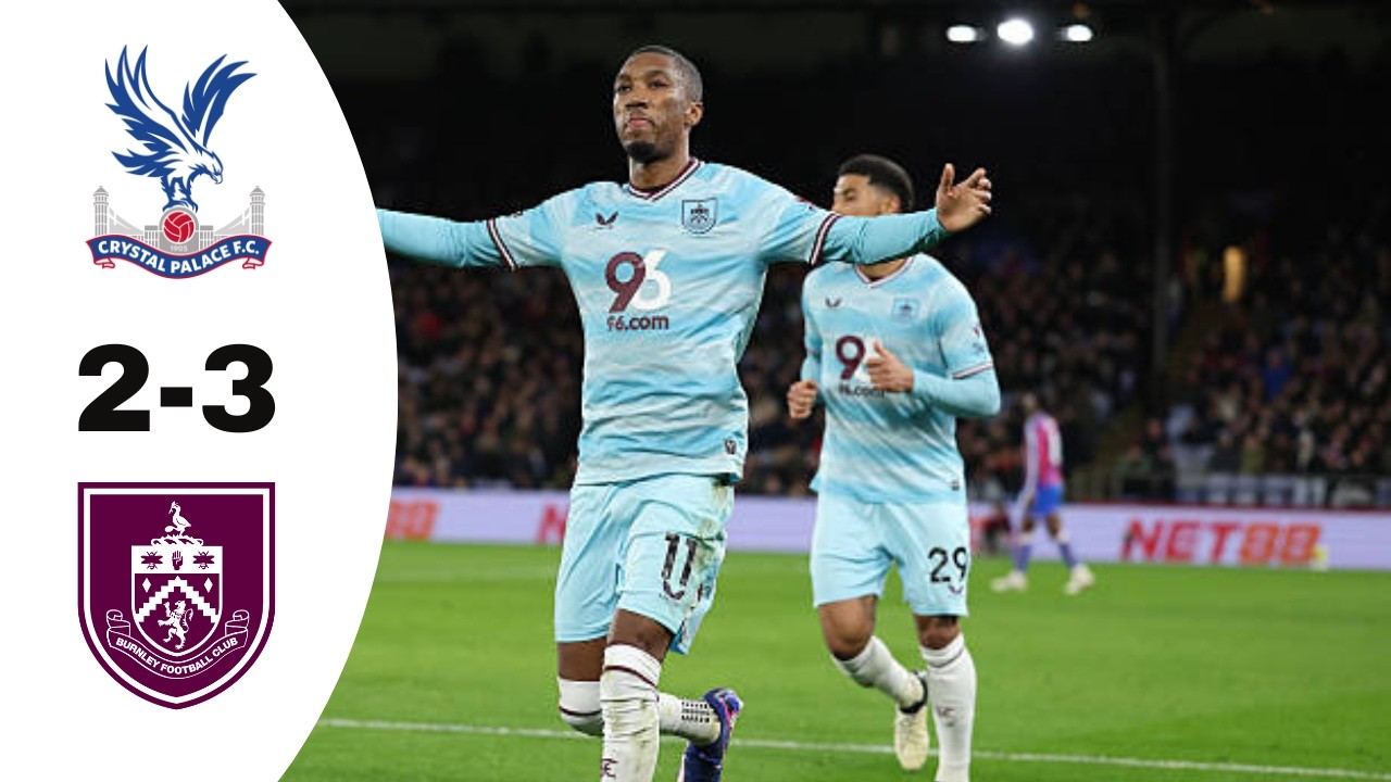 Crystal Palace 2-3 Burnley | Highlights | Premier League 2026