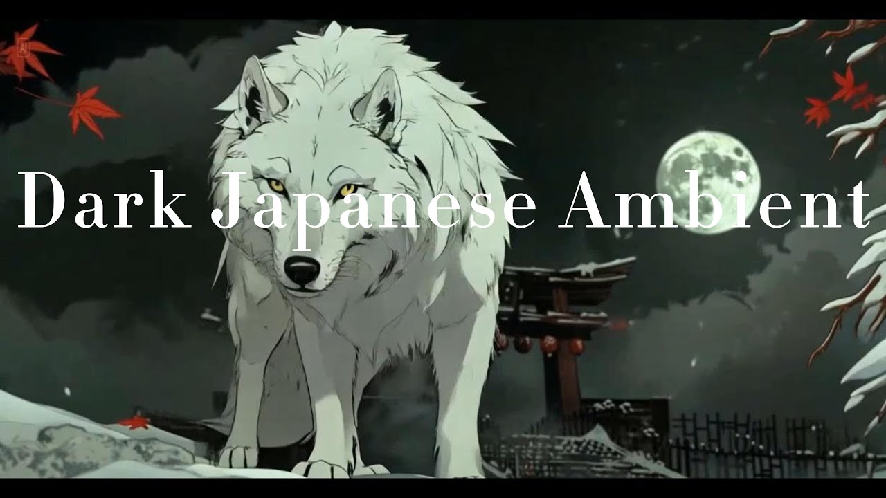 Japanese Dark Fantasy Music – Sorrowful Winter Ambient Yuki-Ōkami | 妖狼の凍月 – Haunting Folklore Loop