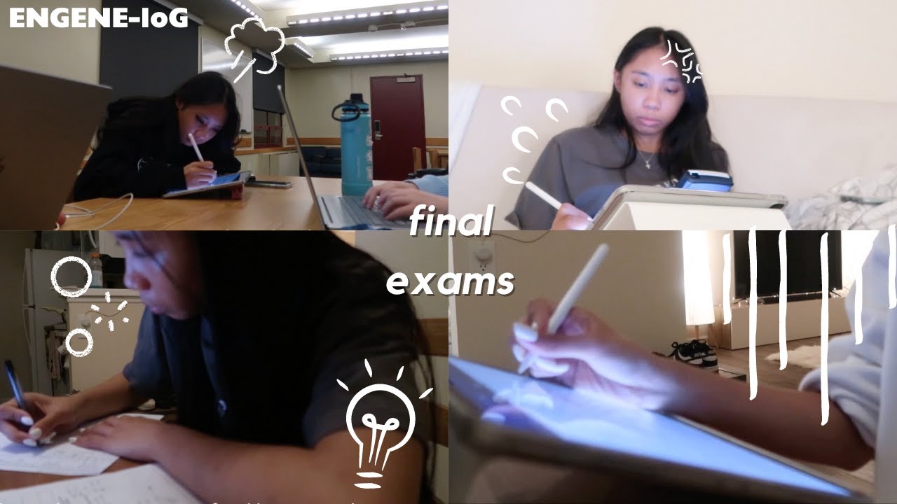 [ ENGENE-loG ] : fall '23 sem finals, kpop album unboxing, studying, productive, etc