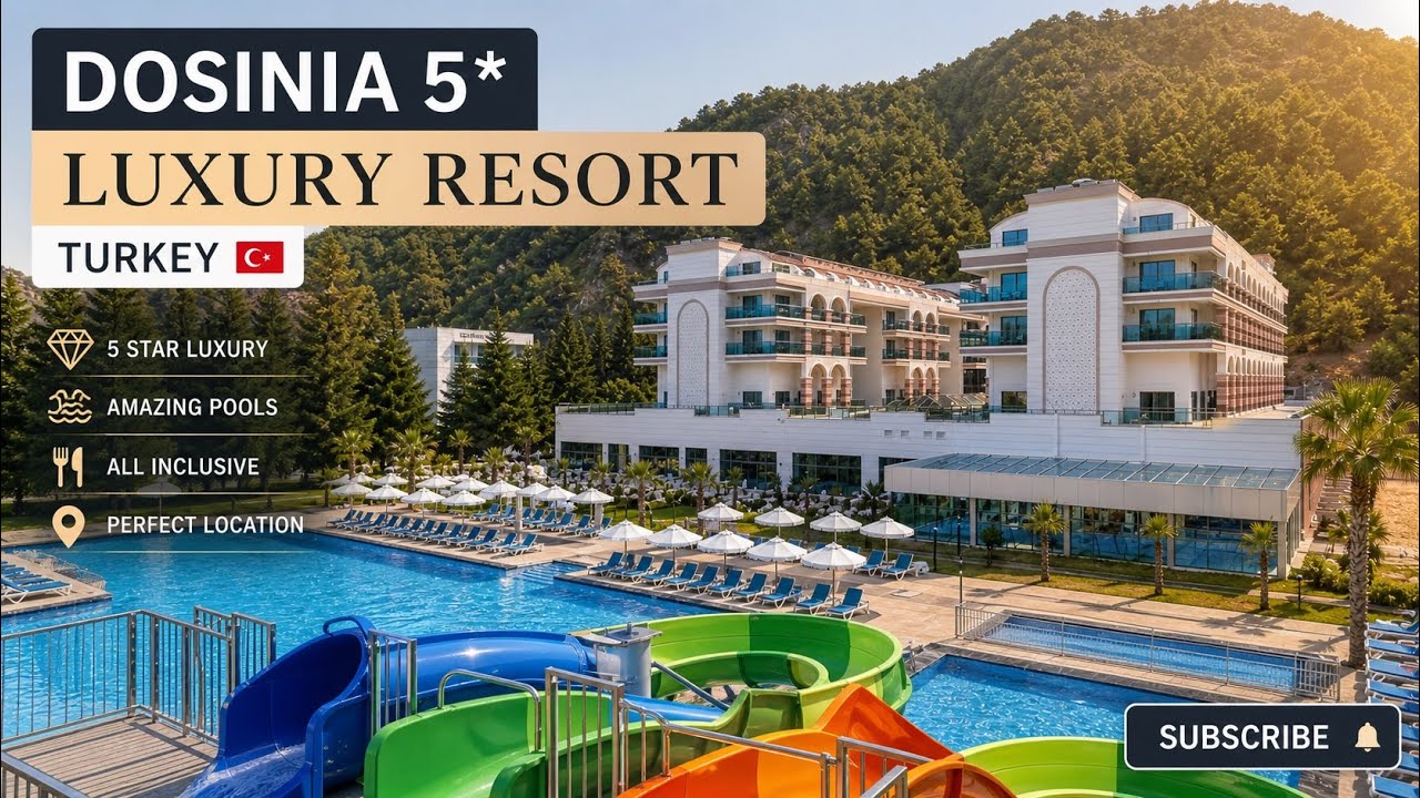 DOSINIA LUXURY RESORT - TURKEY 🇹🇷 (4K Tour and Review)