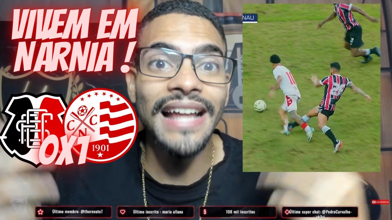 ESSA TORCIDA VIVE EM NÁRNIA ! SANTA C 0X1 NÁUTICO