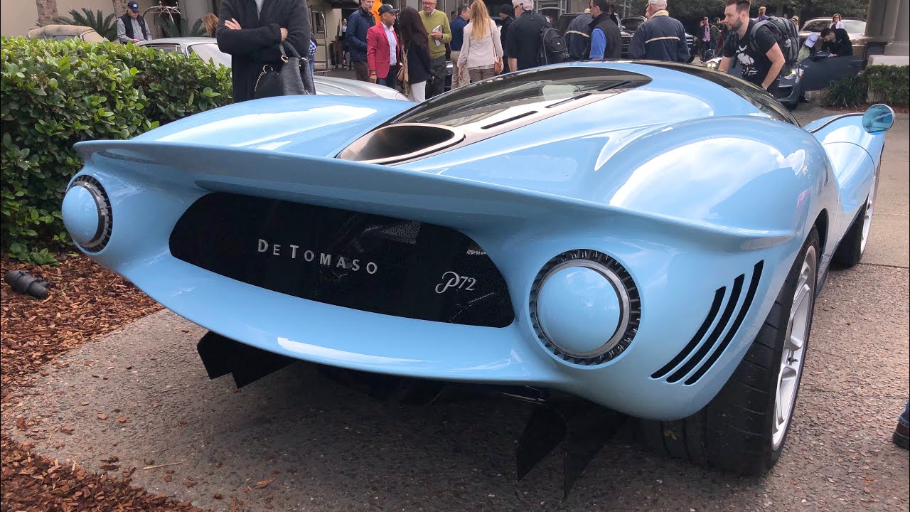 2022 DeTomaso P72 Detailed Walkaround, Price, Engine and Design Details at 2020 Amelia Concours