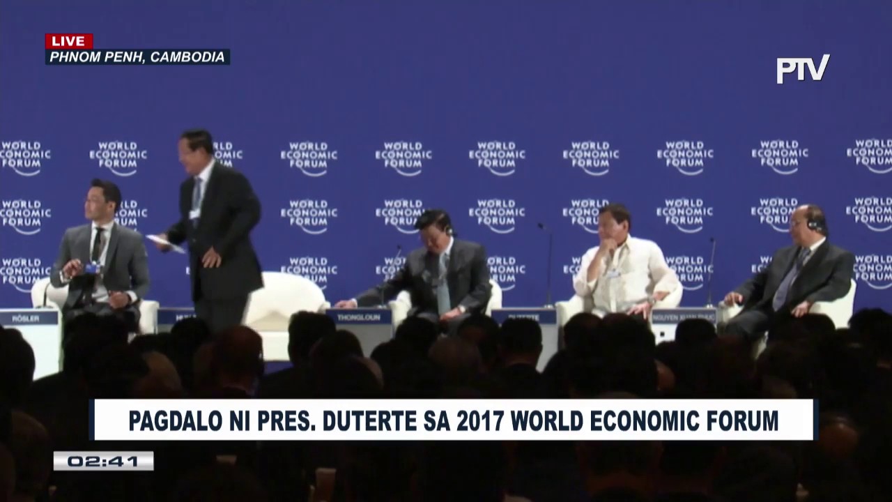 Pagdalo ni Pangulong Duterte sa 2017 World Economic Forum