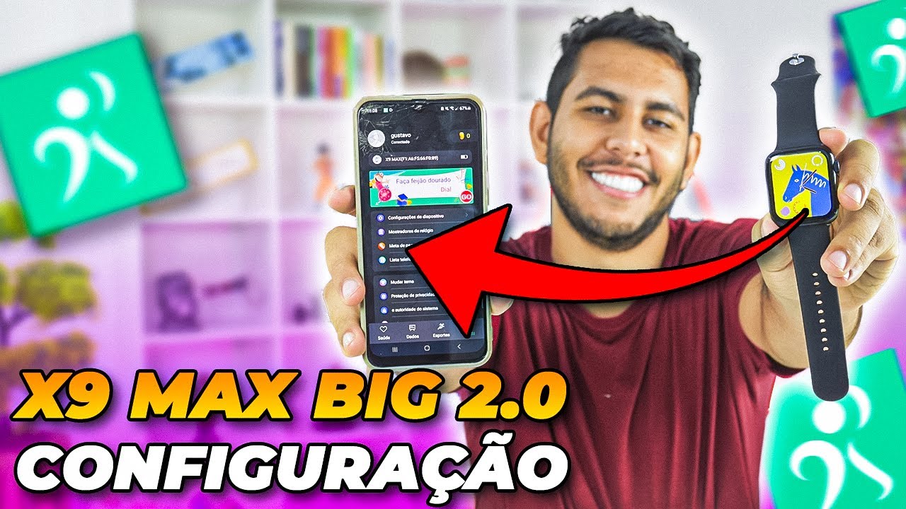 GUIA COMPLETO ✅ Como conectar QUALQUER SMARTWATCH com o Aplicativo HryFine (X9 Max Configuração)