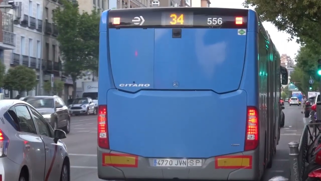 EMT Madrid 556 | Mercedes - Benz O530G Citaro C2 NGT | Embajadores - Ronda de Valencia