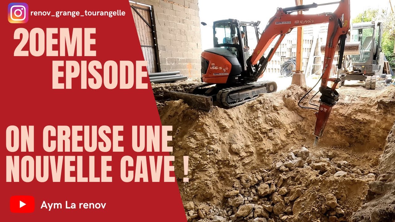Je Commence à Creuser une Cave Sous Mon Salon ! (Idée Folle) et le camion tombe dans le trou!