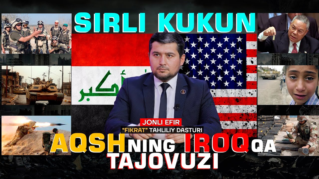 🔴 AQSHning Iroqqa tajovuzi. 2003. 