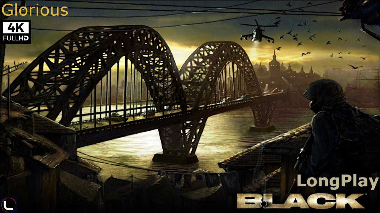 PS2 - Black - Run and Gun Total Destruction - Walkthrough [4K:60FPS] 🔫