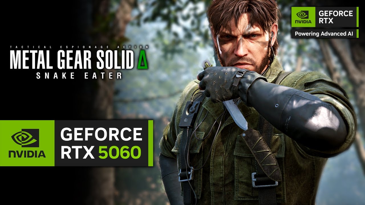 RTX 5060 on Metal Gear Solid Delta: Snake Eater | 1080p, 1440p with NVIDIA DLSS 4!
