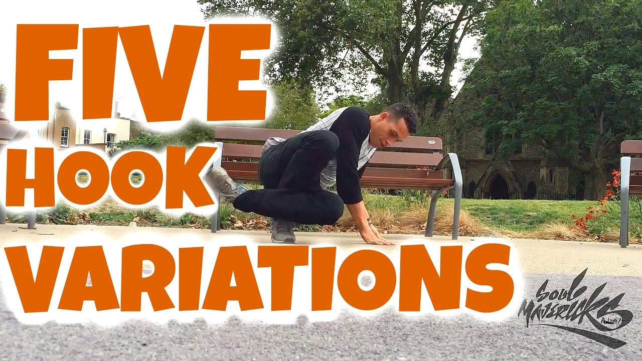 5 Hook Variations | Bboy Tutorial | How to Breakdance | Footwork Basics