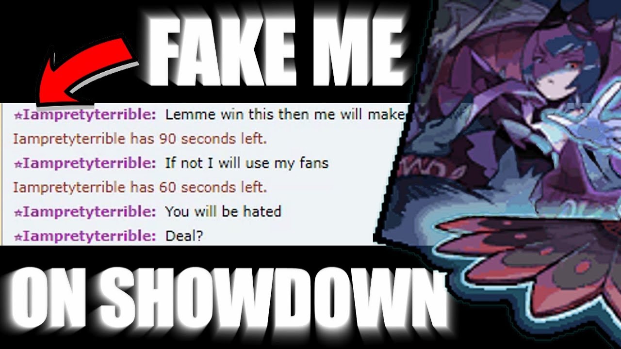 MY CATFISH THREATENS POKEMON SHOWDOWN!