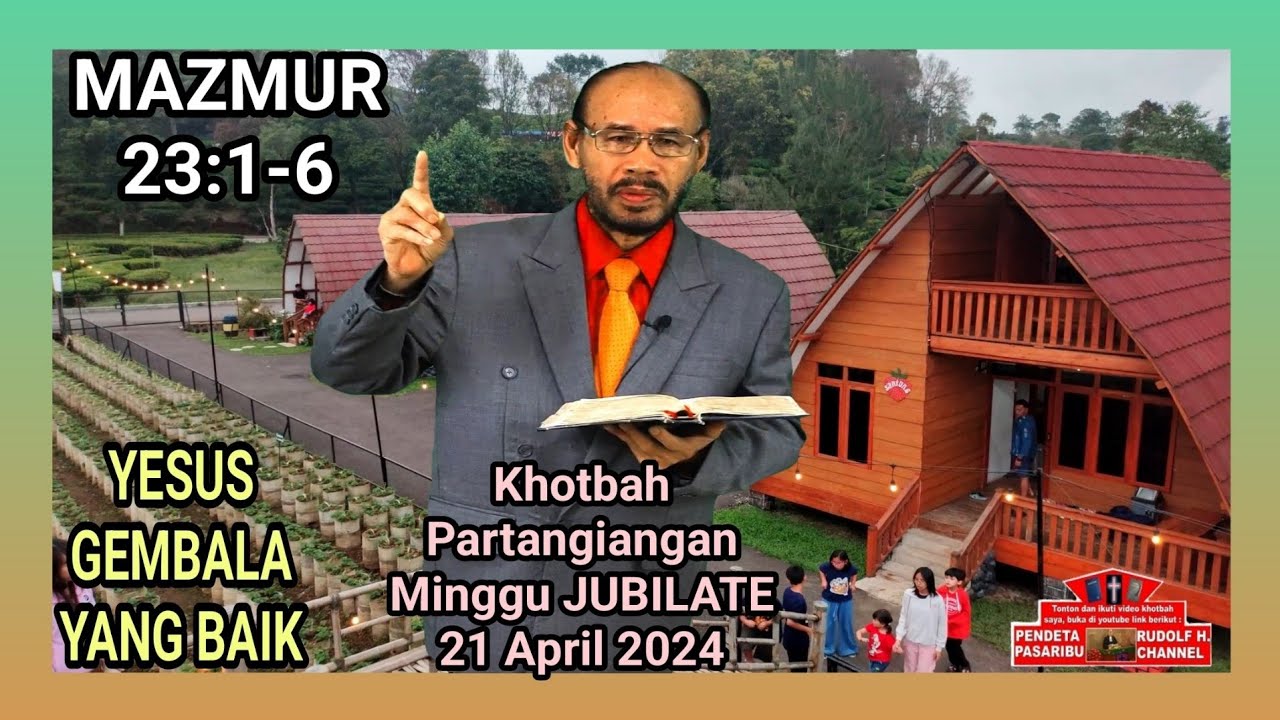 YESUS GEMBALA YANG BAIK – Mazmur 23:1-6