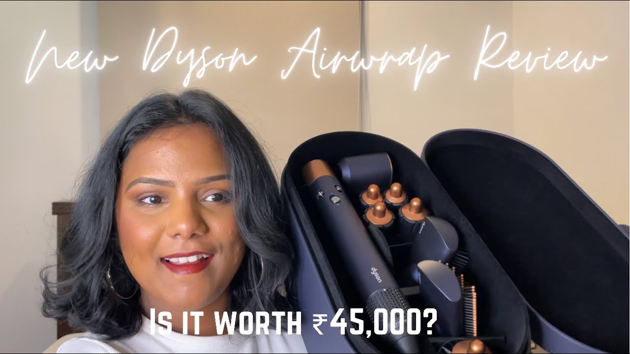 SPECIAL FESTIVE EDITION DYSON AIRWRAP Review for Short Hair | Prussian Blue | Priyanka Wycliffe