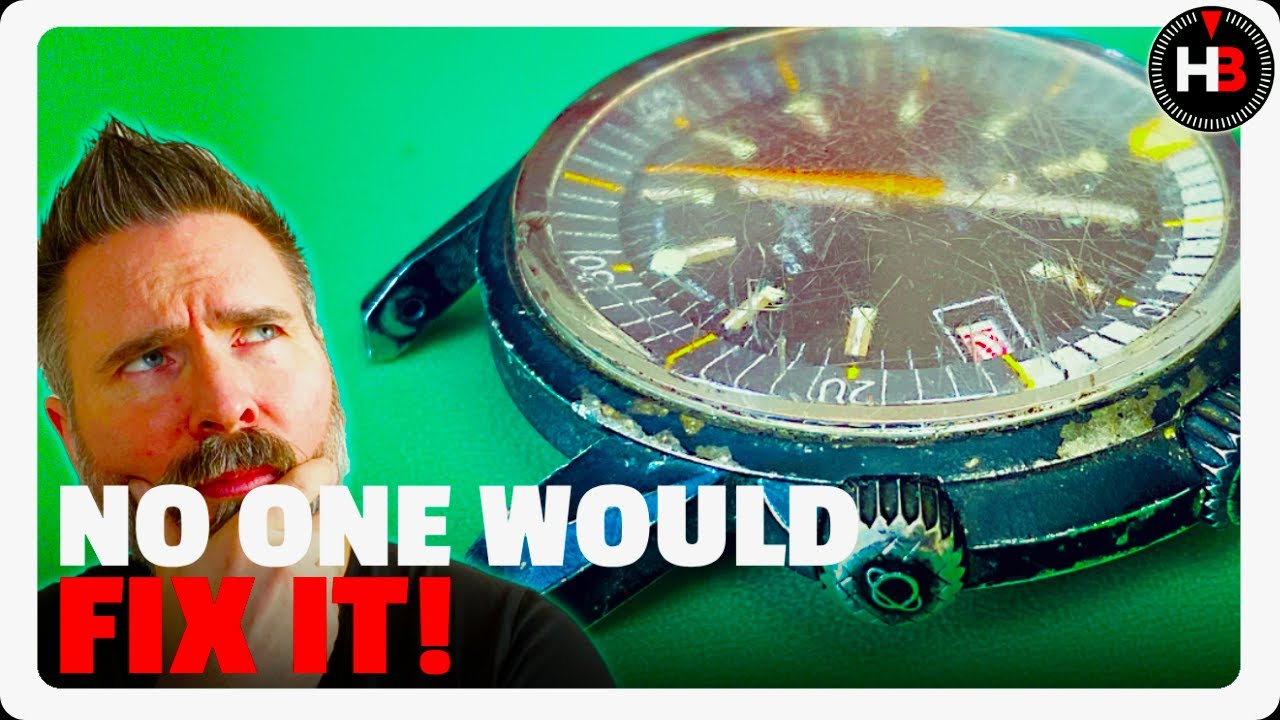 RESTORATION Vintage Enicar Sherpa Ops Destroyed. Full Watch Repair with a Wonderful Story
