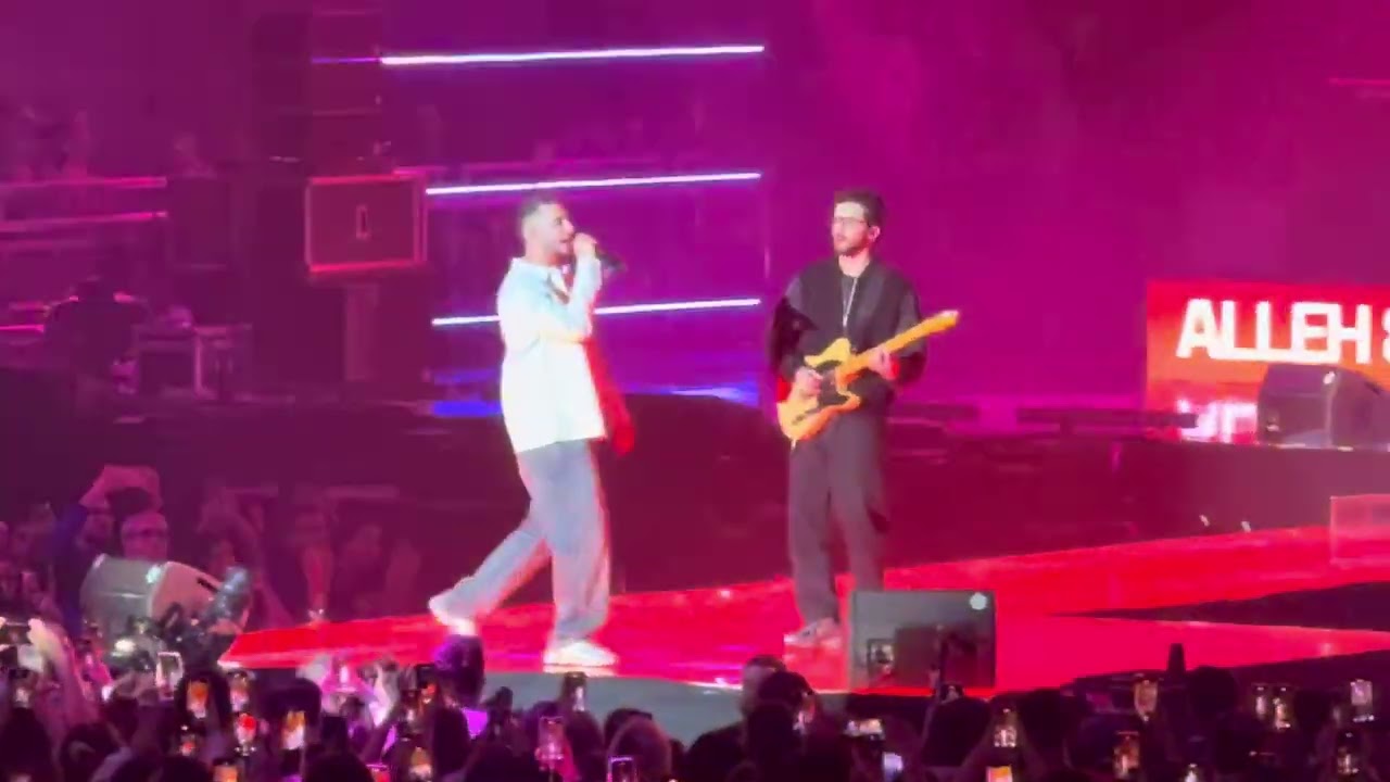 Alleh & Yorghaki - el ingeniero - una noche - capaz - Concierto 40 primavera pop 2025