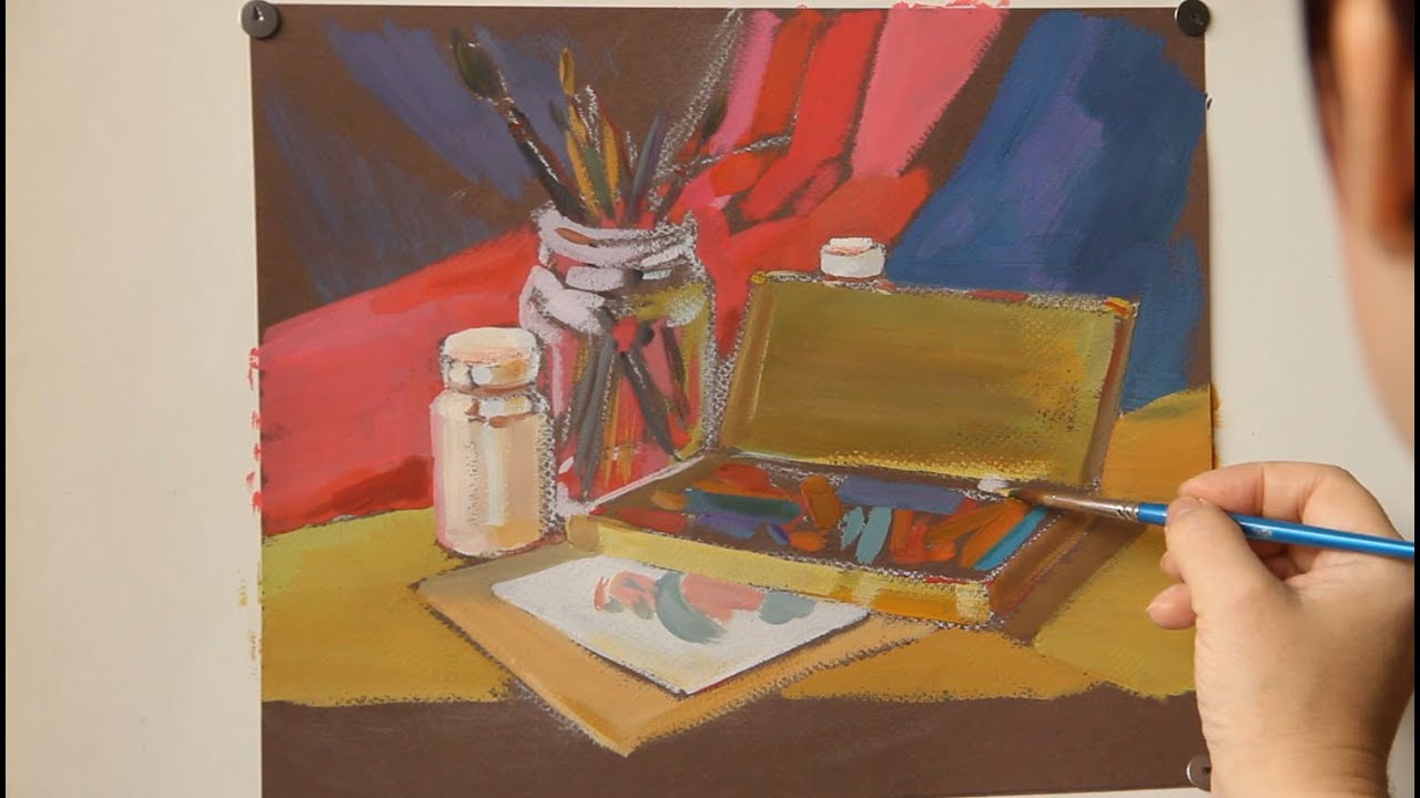 «Уроки рисования». Гуашь (30.10.2015)