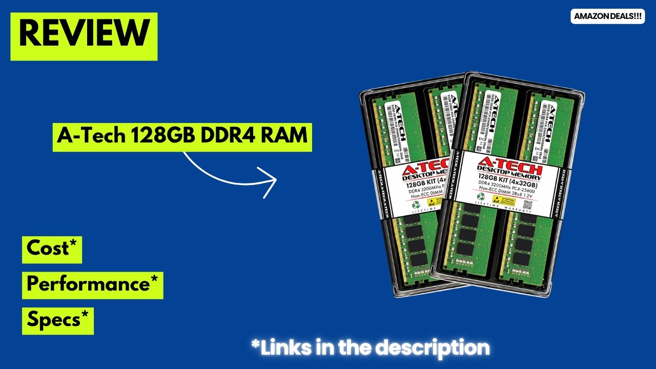 Обзор комплекта оперативной памяти A-Tech DDR4 3200 МГц для настольных компьютеров: идеальное обн...