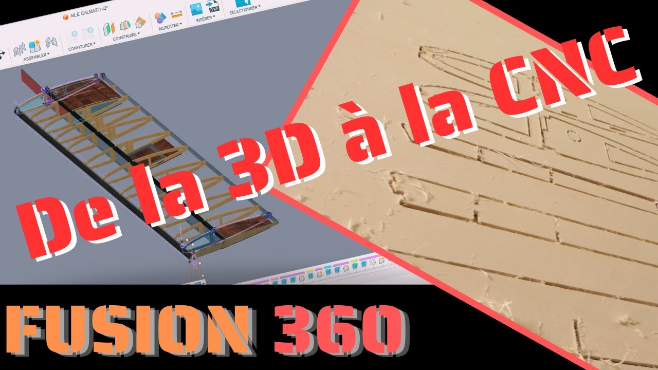 Comment passer de fusion 360 à une découpe CNC ou laser?