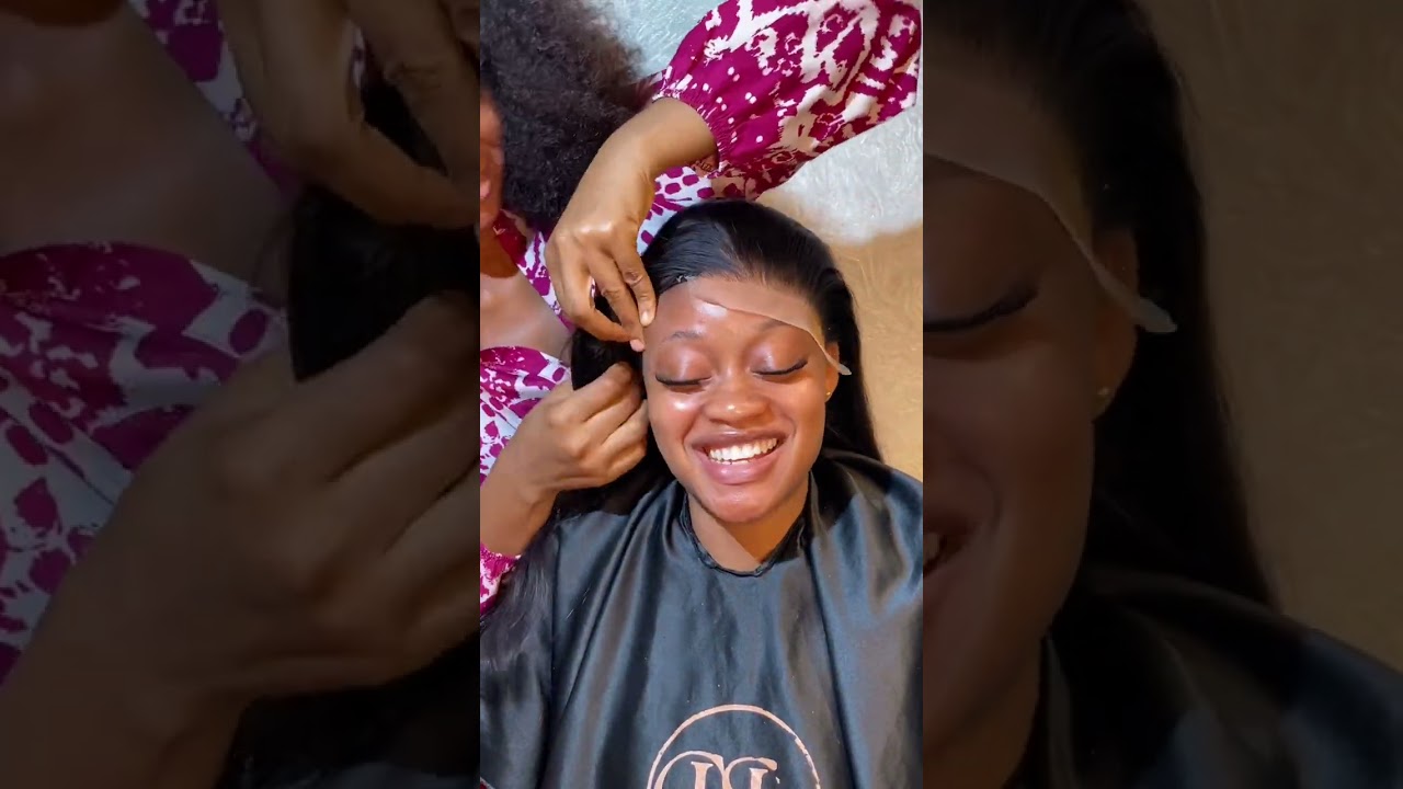 How to install a closure wig to look like frontal. Step by step.#closure #viral #uk #trending 