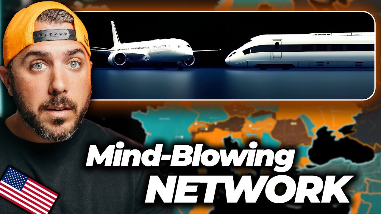 American Reacts to How Europe&rsquo;s Replacing Planes With Trains 🚄