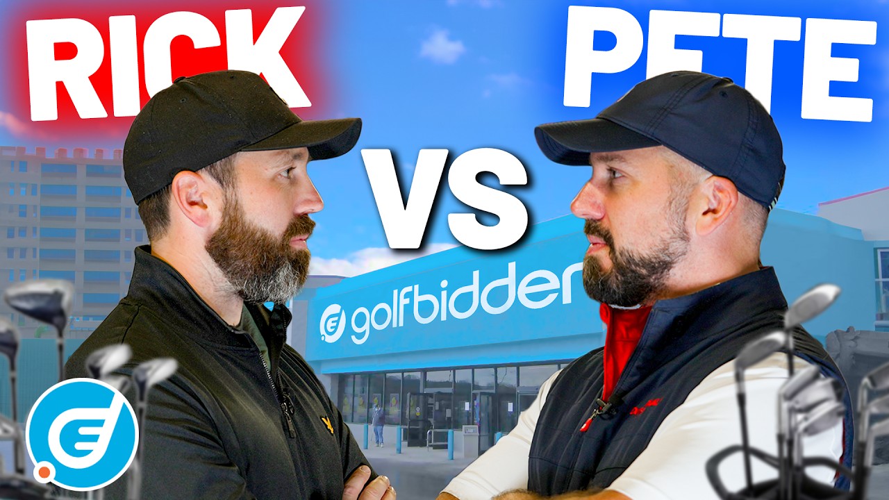 We Spend &pound;500 on 2nd Hand Golf Clubs!!! | Rick Shiels vs Peter Finch: Golfbidder Challenge 2024