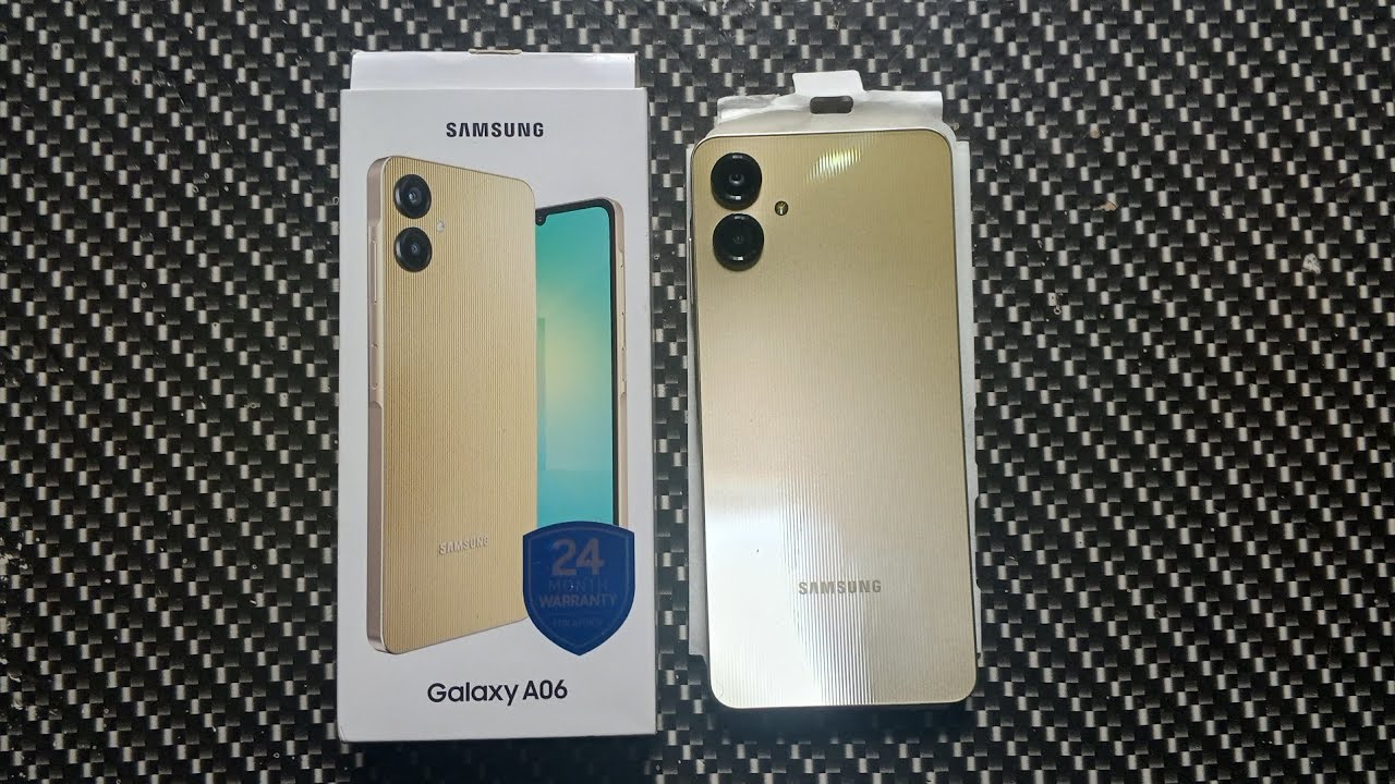 unboxing Samsung Galaxy A06