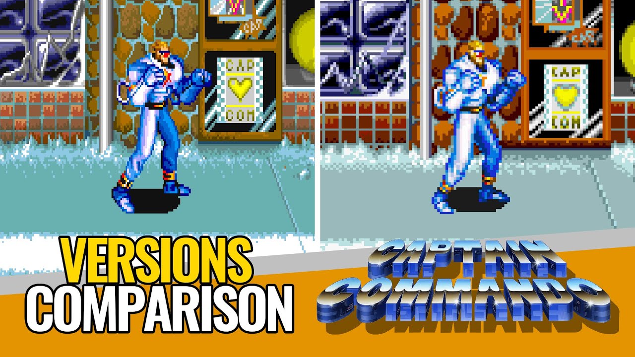 Captain Commando 🔫 Versions Comparison ▶ Evolution through its Ports