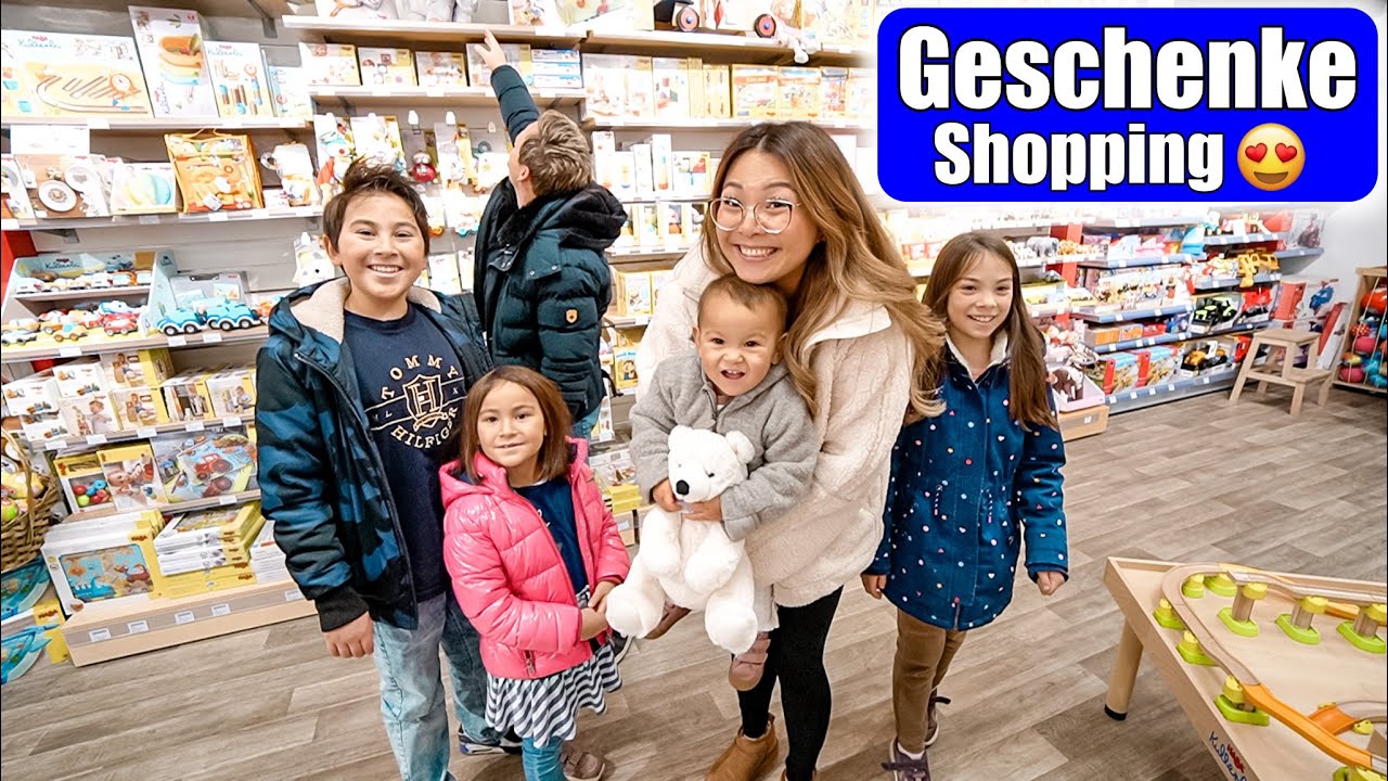Weihnachtsgeschenke Shopping mit 4 Kindern 😍 Einkaufen für Bescherung 2022! Mamiseelen