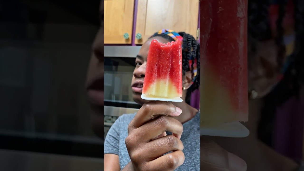 Homemade Strawberry Pineapple Popsicles