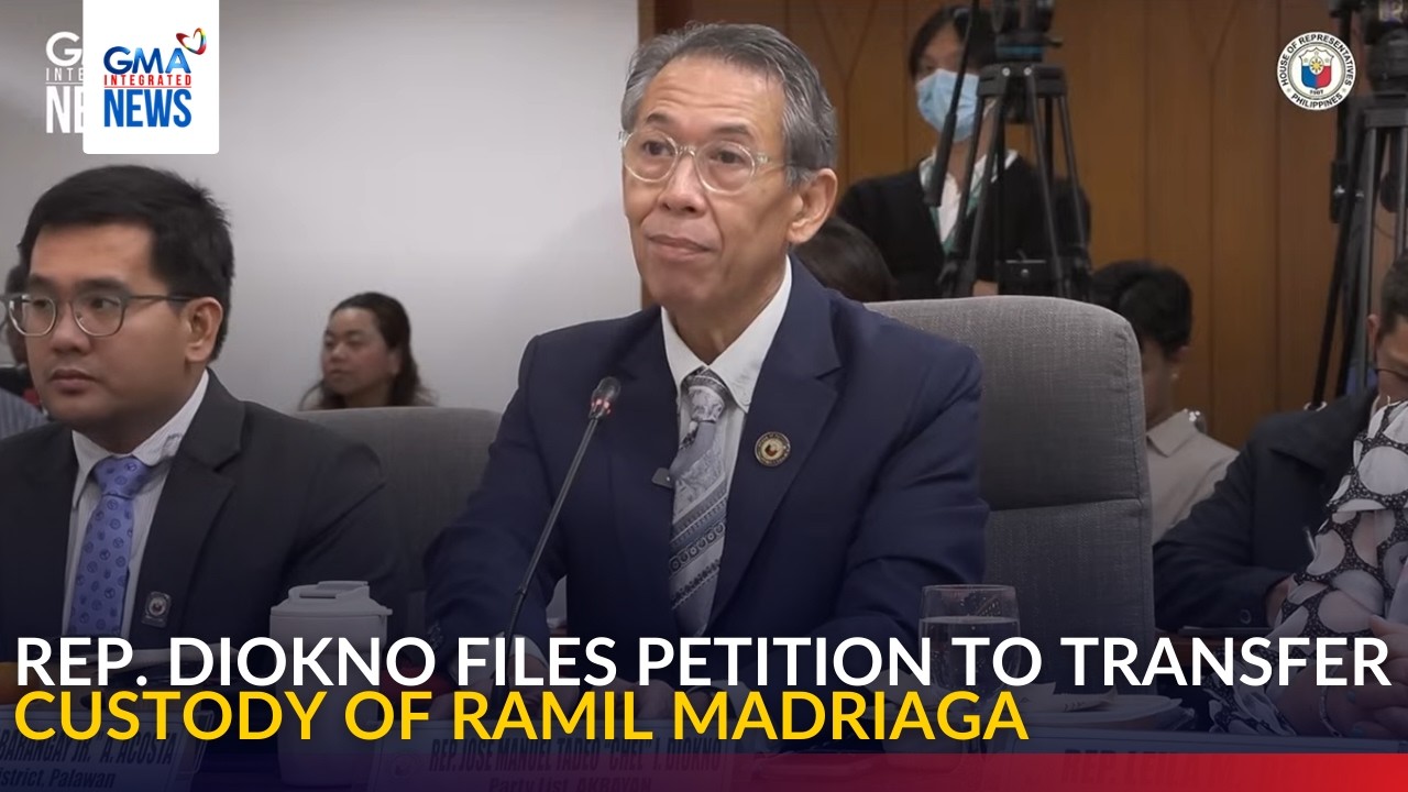 Rep. Diokno files petition to transfer custody of Ramil Madriaga | GMA Integrated News