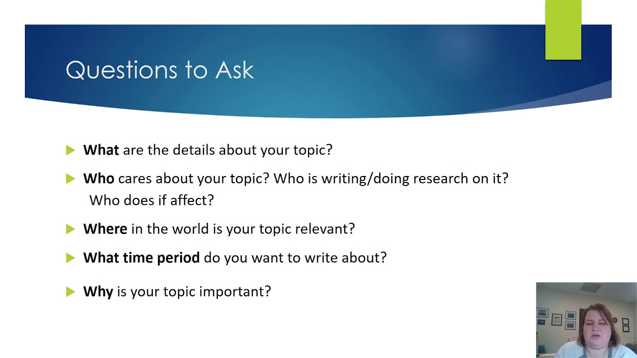 LIB 1000: Topic Development