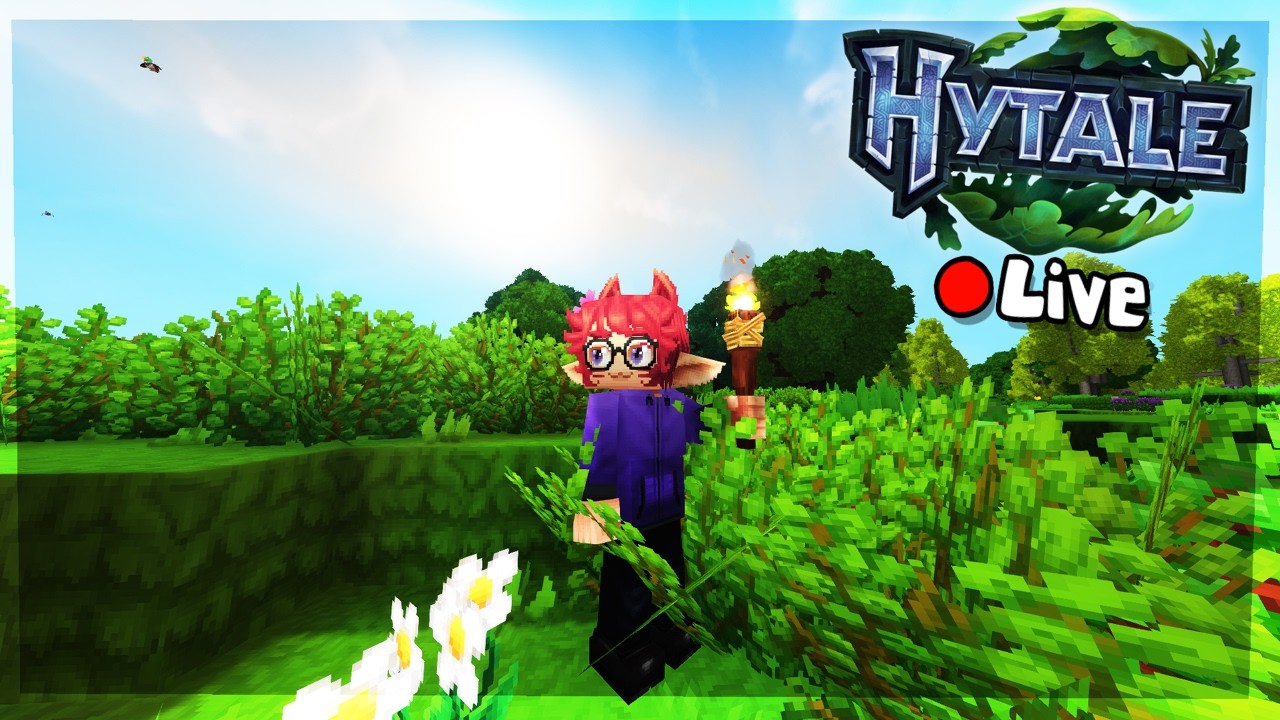 THE BEGINNING OF ICIETOPIA | Hytale Live Stream #1 (STREAM CRASHED)
