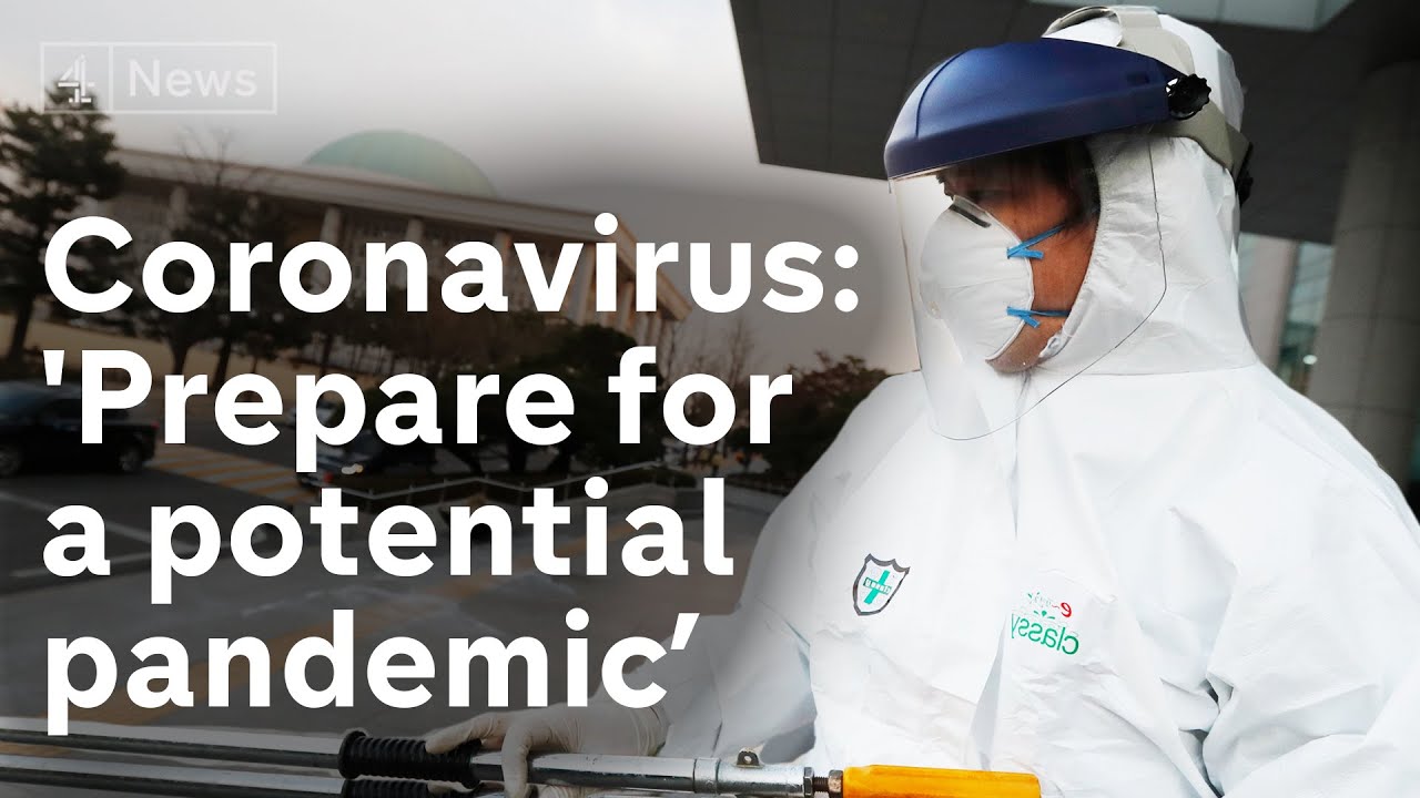 'Prepare for potential Coronavirus pandemic' warns World Health Organisation