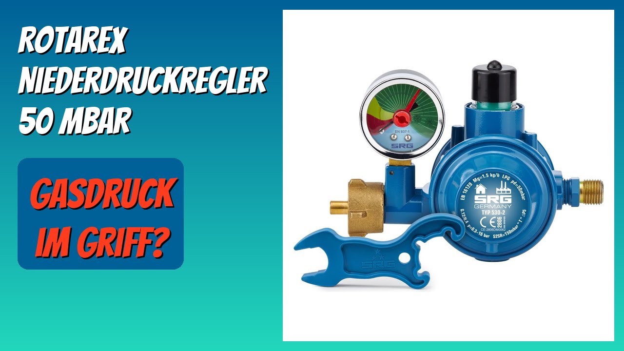 BEWERTUNG (2026): Rotarex Niederdruckregler 50 mbar. Infos