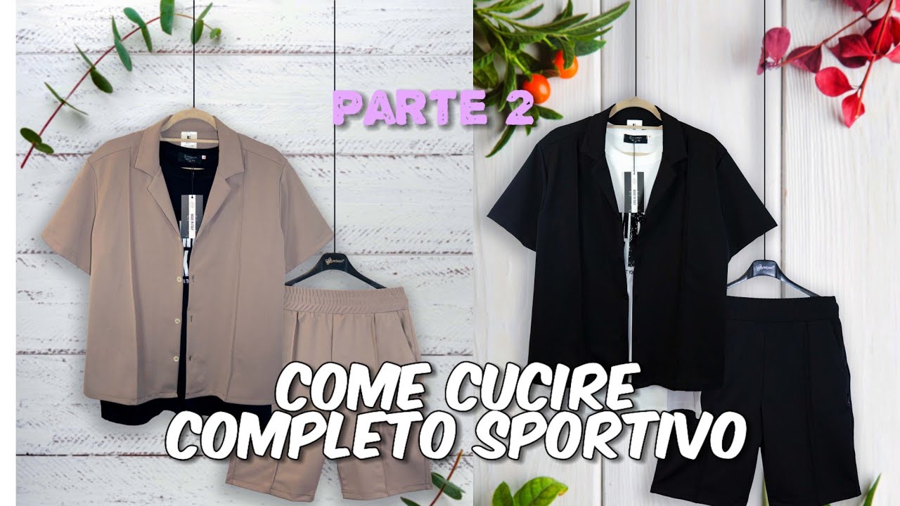 COME CUCIRE PANTALONI COMPLETO SPORTIVO (PARTE 2)