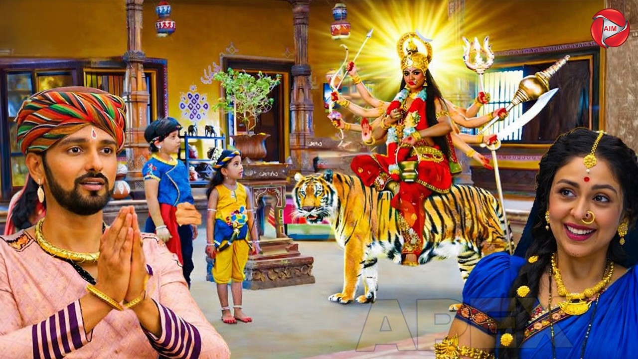 जब यशोदा मैया के घर पहुंचीं माँ दुर्गा | Yashomati Maiyaa Ke Nandlala | Shree Krishan Leela