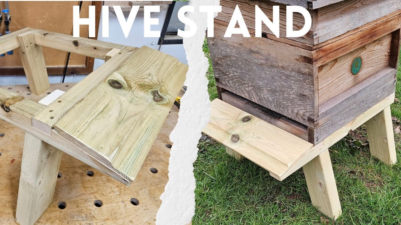 Making A Bee Hive Base - National Hive - Simple Carpentry