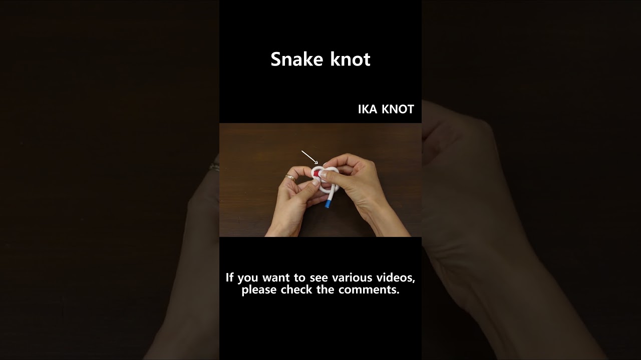 DIY | macrame snake knot | 마크라메 뱀 매듭 