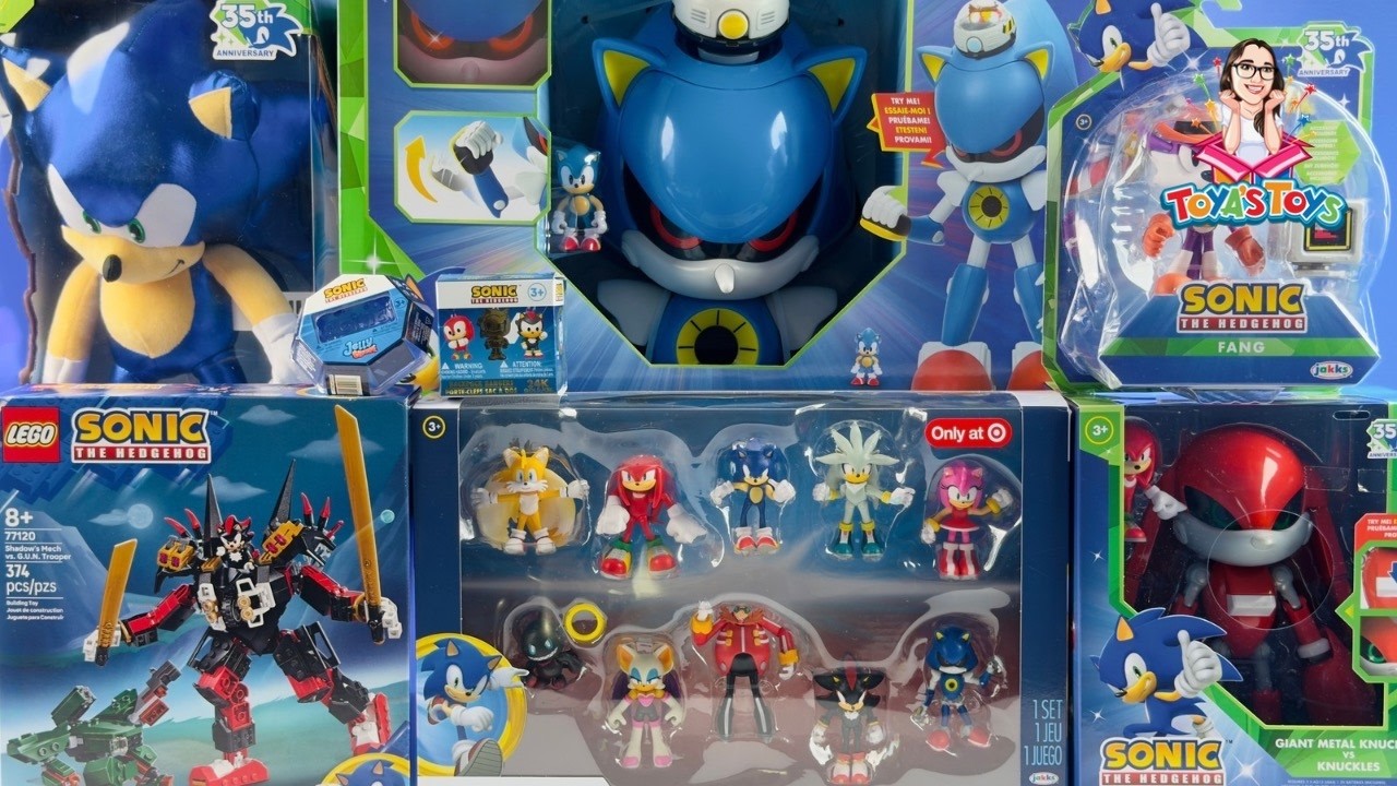 Sonic the Hedgehog Toy Unboxing & Review! LEGO, Figures, Plush & MORE!