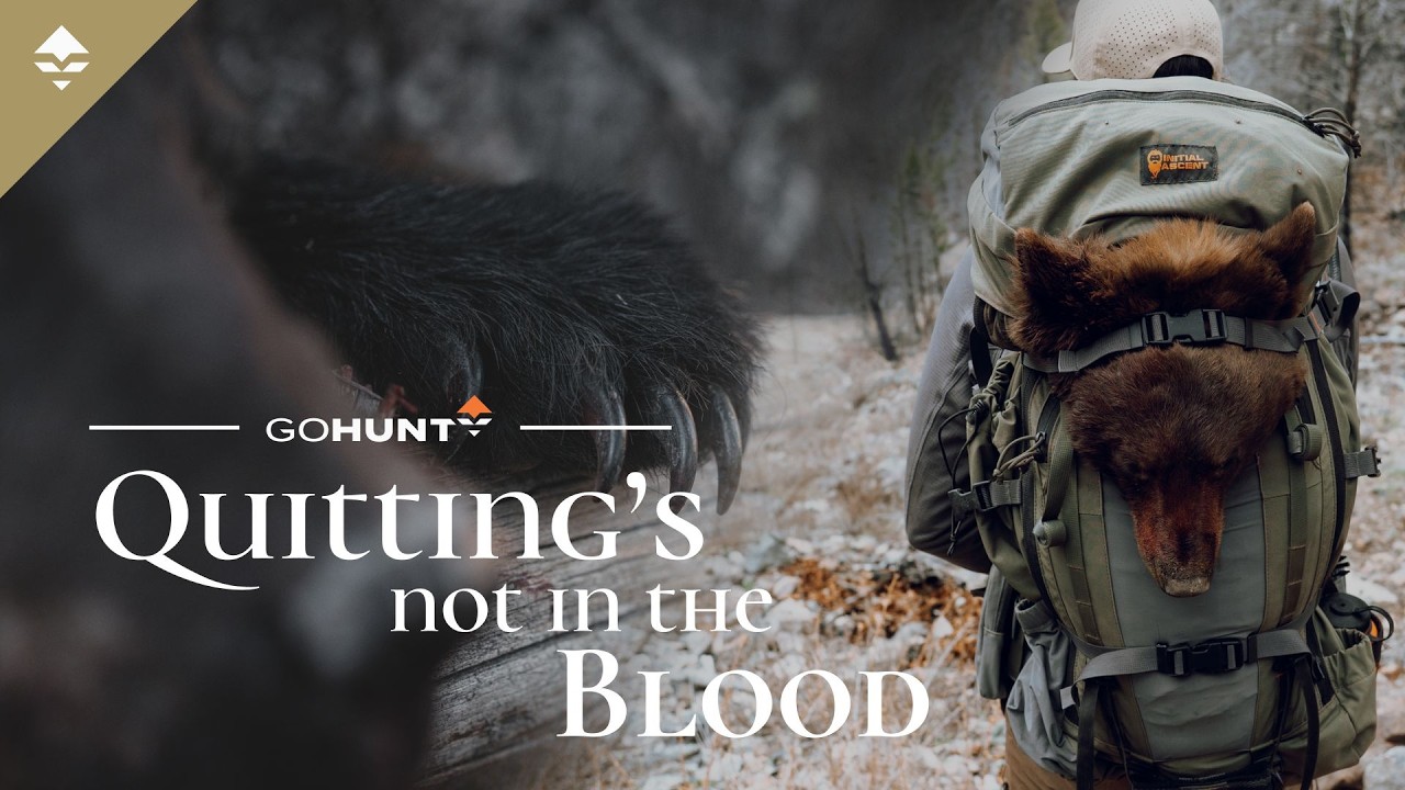 A Backcountry Spring Bear Hunt - Quitting's Not In the Blood