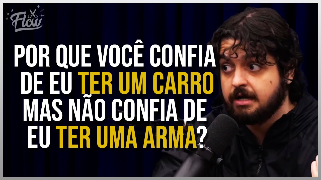 DEBATE SOBRE DIFERENÇA ENTRE POSSE E PORTE DE ARMA | Cortes do Flow