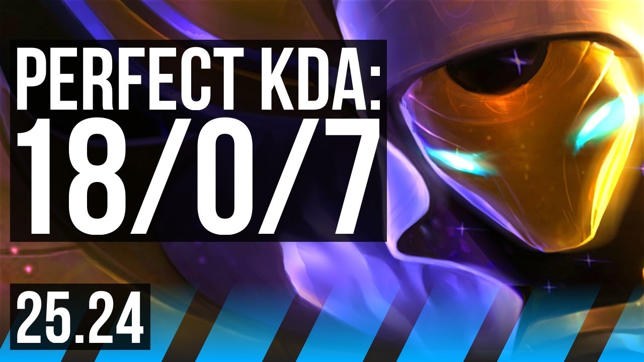 KASSADIN vs XERATH (MID) | Perfect KDA: 18/0/7 | EUW Master | 25.24