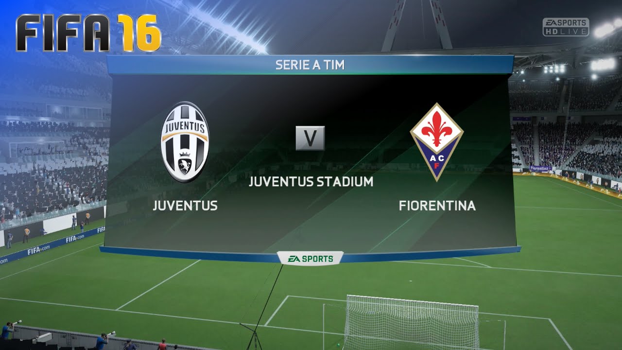 FIFA 16 - Juventus vs. Fiorentina @ Juventus Stadium (Season '16/'17)