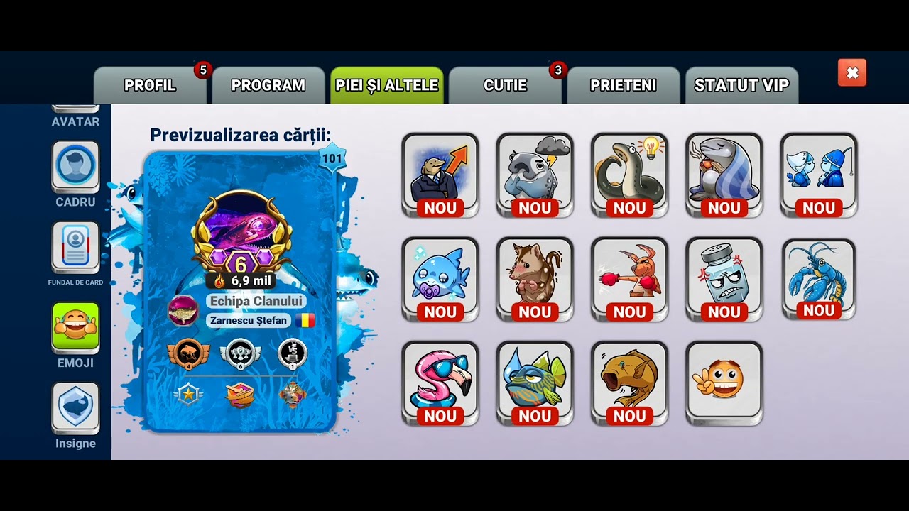 Am deblocat Noua Pescărie SlavBard și încerc să prind Noii Boși 😊,