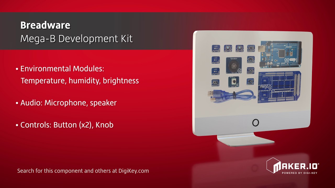 Breadware Mega-B Development Kit | Maker Minute