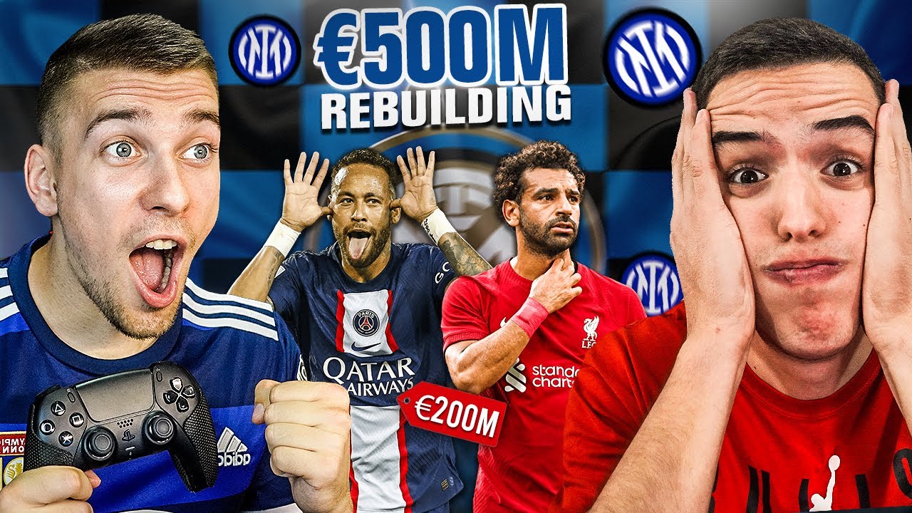 DOVEO SAM NEYMARA I SALAHA U INTER PA SE IDZO NALJUTIO 😱 &euro;500M REBUILDING FIFA 23